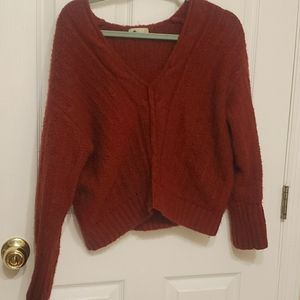 Burgundy sweater
